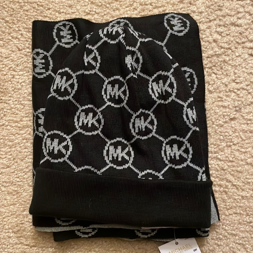 Michael Kors Hat and Scarf set